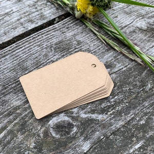7 x 4,2 cm Etiquetas de papel en blanco, etiqueta de equipaje, papel reciclado, etiquetas cuadradas, favores de boda, etiquetas de precio, etiquetas de regalo