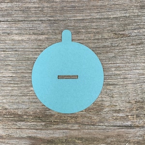 Funda para vela en blanco, cartulina verde/turquesa, ranura para mecha de madera, varios tamaños, cartón 300 g/m2