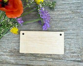Placas retangulares de madeira, peças em branco para artesanato, vários tamanhos, para artesanato e decoração, madeira natural.