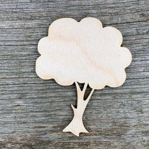 Holzapfelbaummuster, Laser Cut Wood Craft, verschiedene Größen