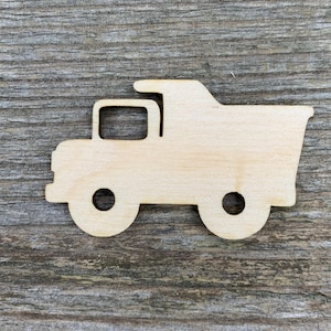 Birch Plywood Tipper Lorry: Laser Cut Wooden Truck Craft