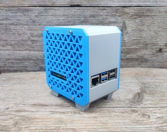 Raspberry Pi 5/4B mini desktop case, 3D Printed