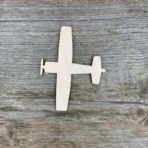 Wooden airplane shape,  various sizes, for crafts , decoration, natural wood