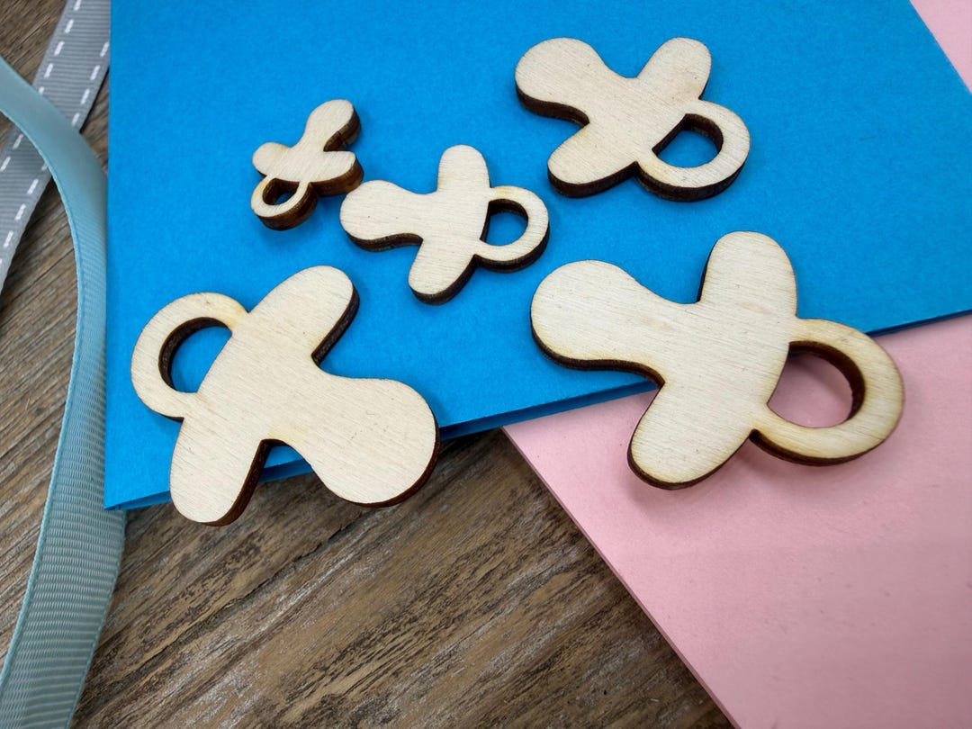 Mini Wooden Pacifier Cutouts – Poplar Plywood Craft Blanks - Etsy