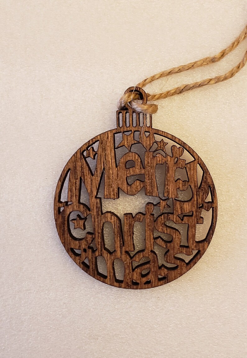 Laser Cut Wood Ornaments Etsy
