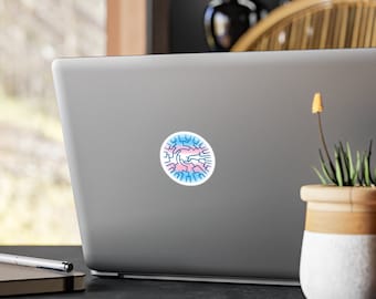 phylogenetic tree of life trans pride sticker