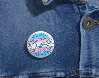 phylogenetic tree of life trans pride button