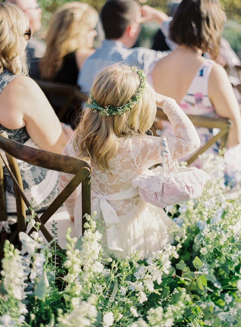 rustic flower girl