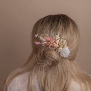 Wildflower Pastel Bridal Comb / Wedding Hair Accessory