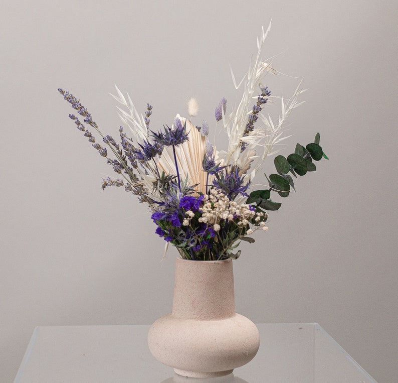 Dried Scottish Thistle & Dried Lavender and Purple Wildflowers Etsy