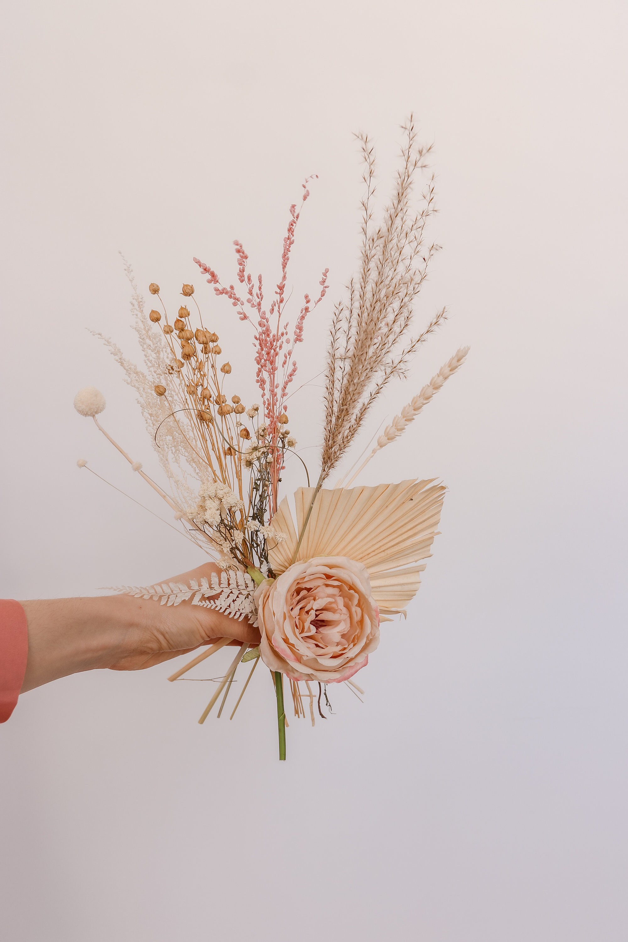 Boho Wedding and Bridal Bouquet Natural Large Palm Leaves SPEAR DRIED PALM Leaves