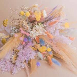 24 Wild Flower Bouquet: Pink, Yellow, Lavender, Ivory [FH7879] 