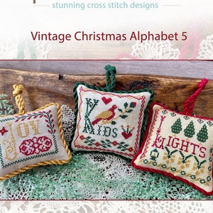 Jan Hicks Creates! - Vintage Christmas Alphabet 5 - Original designs by Jan Hicks PDF Instant Download