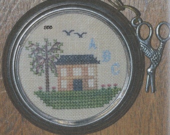 Black Branch Needlework / LaDonna Snellbaker - OOP ~ Kit de edición limitada ~ Muestrario de collar colonial