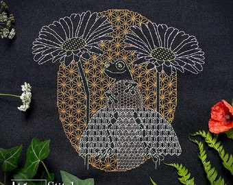 Urban Stitcher - Daydream Amongst The Fungi - Original design by Sian Fish of the UK!