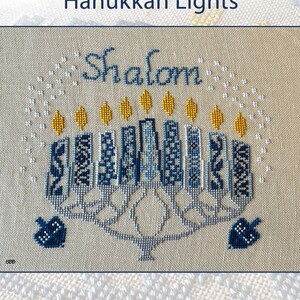 Jan Hicks Creates! - Hanukkah Lights - Original design by Jan Hicks