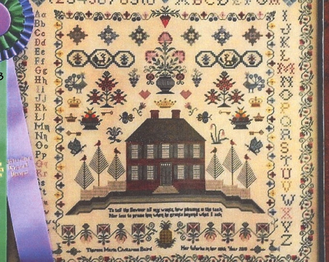 Heart's Ease Examplar Workes Queen City Sampler Original Design by