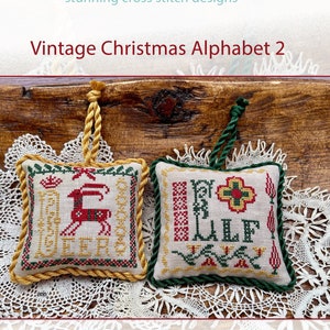 Jan Hicks Creates! - Vintage Christmas Alphabet 2 - Original designs by Jan Hicks PDF Instant Download