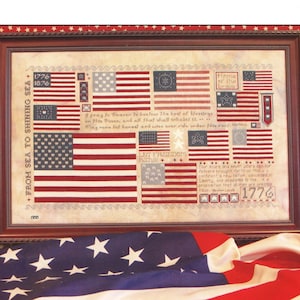 Rosewood Manor Designs / Karen Kluba ~ S-1276 Old Glory