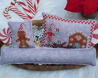 The Spanish Stitcher - The Ginger House - Checkboard House Series #6 - Original design by Trelly