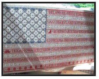 ByGone Stitches - One Nation - By GRReinhardt / Stitching Pretty Presents - PDF instant download