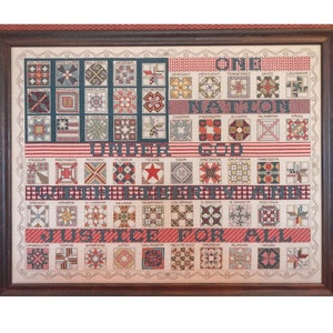Rosewood Manor Designs / Karen Kluba ~ Q-1112 *2024 Revised Edition!* American Flag Quilt Sampler
