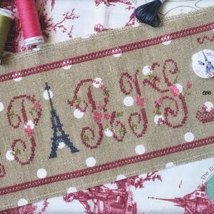The Elegant Thread ~ 2020 Limited Edition / Out Of Print - Paris Chartpack with Paris Heart Button