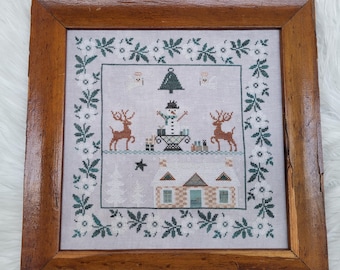 The Spanish Stitcher - Winter Cabin - Original design by Trelly of Spain!