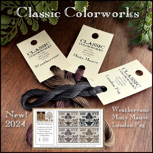 2024 Nashville Market - Classic Colorworks - Set Of 2024 Nashville Market Colors With Complimentary chart!