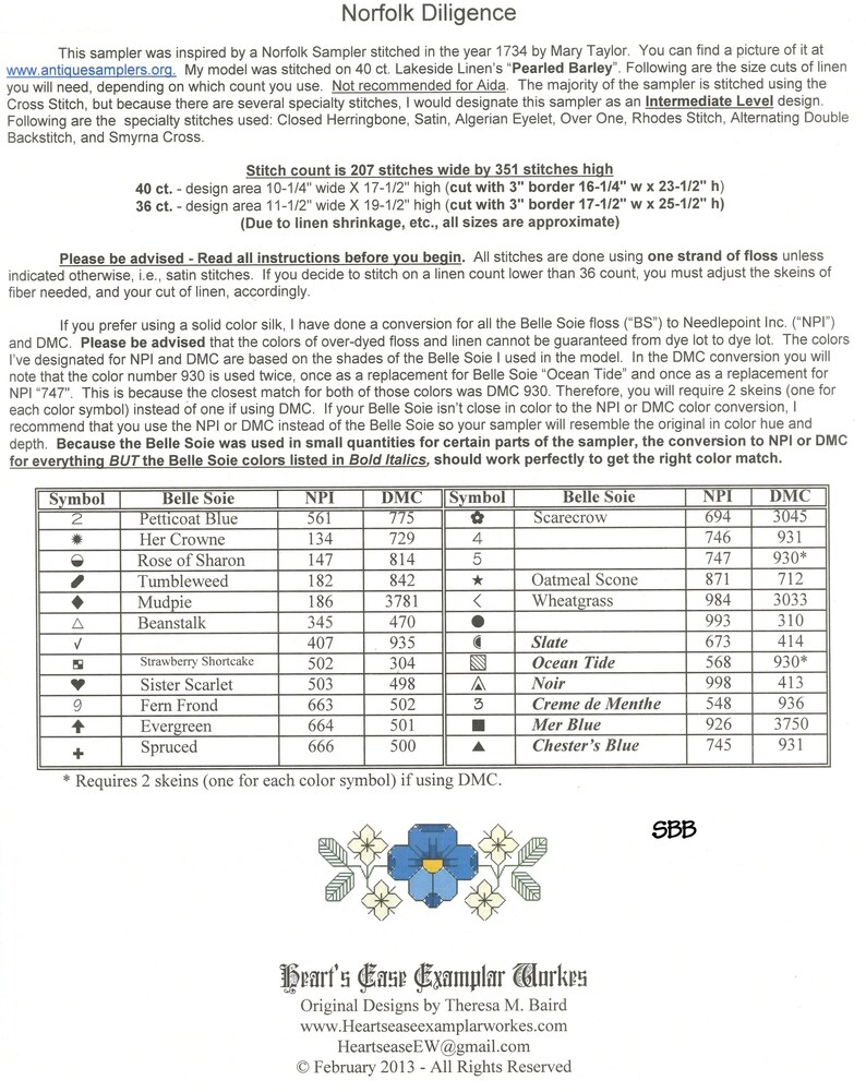 Heart's Ease Examplar Workes Norfolk Diligence Etsy