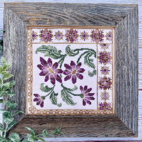 2024 Nashville Market - Jan Hicks Creates! - Florigraphica 2 - African Daisy & Optional Cottage Garden Thread