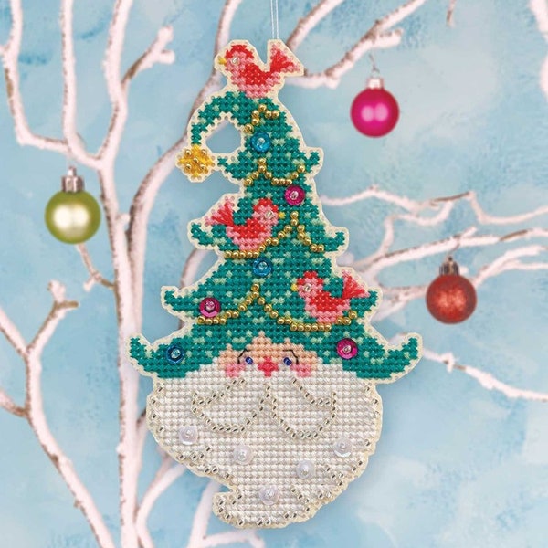 Satsuma Street - 2021 Christmas Ornament Kit - Tree Topper - Original design by Jody Rice