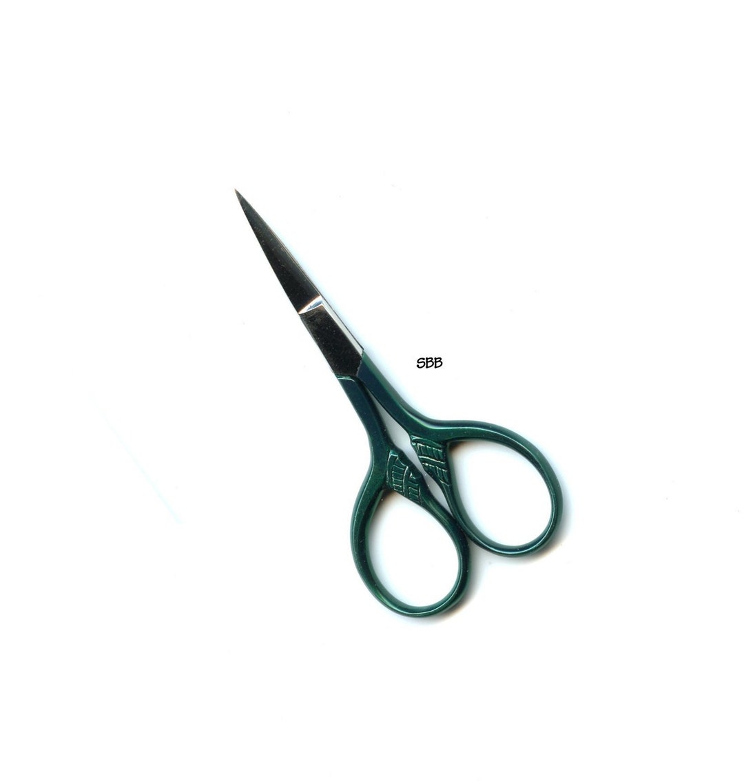 Dinky-dyes Designs Scissors 16 Green Metallic 3.5 Long - Etsy