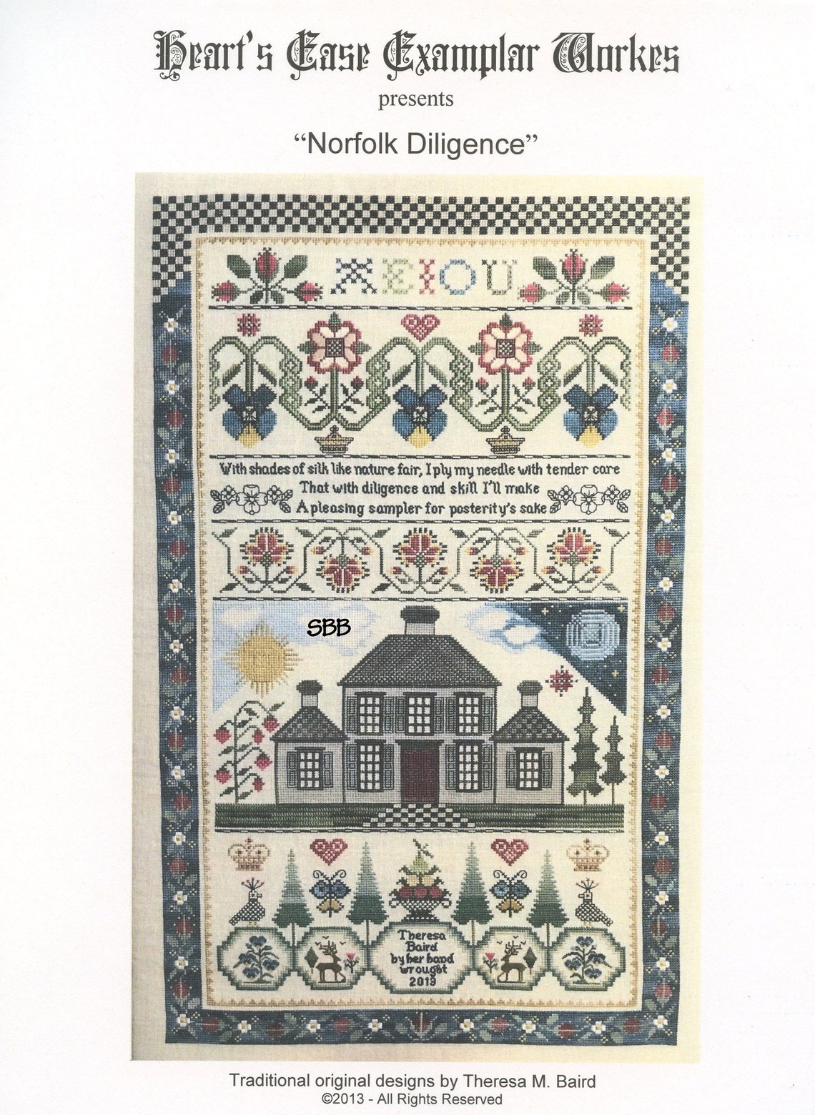 Heart's Ease Examplar Workes Norfolk Diligence Etsy