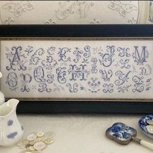 JBW Designs - #439 Fleur de Alphabets - Origineel ontwerp door Judy Whitman