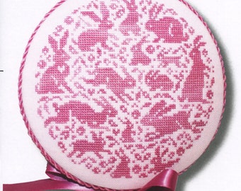 JBW Designs - #379 Conejos en círculo - Diseño de Judy Whitman