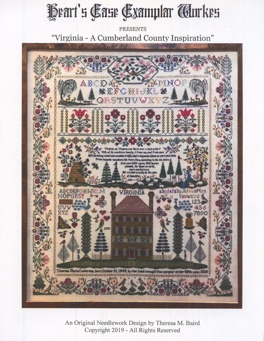 Heart's Ease Examplar Workes Virginia A Cumberland Country Inspiration