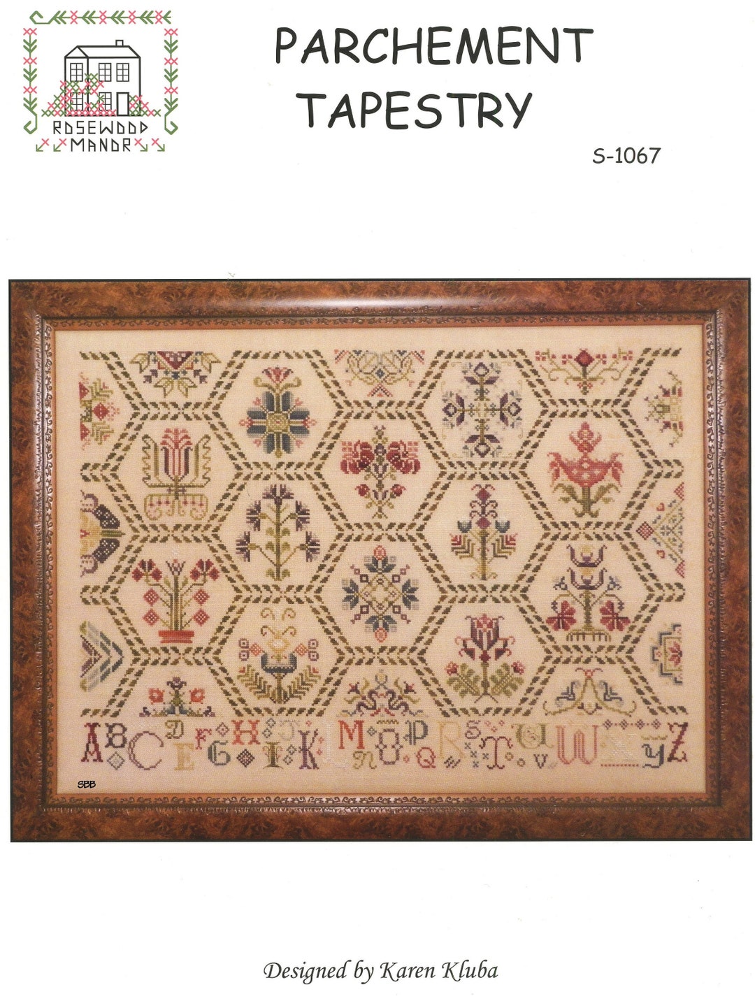 Rosewood Manor Designs / Karen Kluba S1067 Parchment Etsy