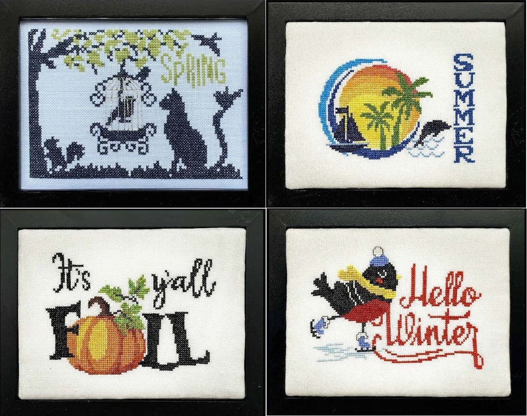 Needlework Marketplace Preorder Keslyn's Postcard Series Spring