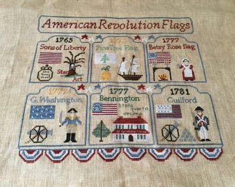 Mani Di Donna - American Revolution Flags - Original design by Simona Bussiglieri of Italy!