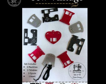 Textilly Crafts - Sew Vintage Floss Drops *Nashville Exclusive* - Original design by Lara Baggett