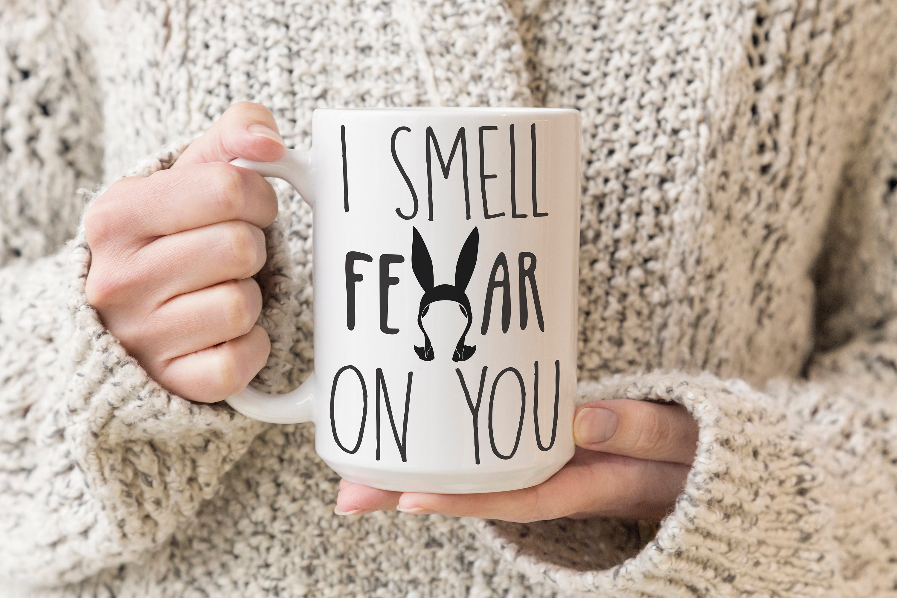I Smell Fear on You - Louise Belcher Double Sided Mug 11oz/15oz