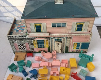 Dollhouse Colonial Etsy