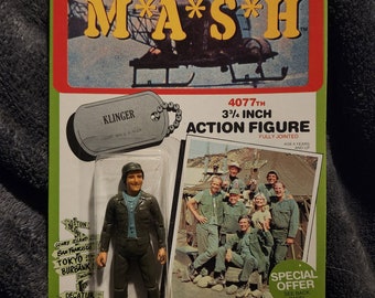 Vintage 1982 MASH Klinger Action Figure Mint On Card