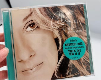 Celine Dion All The Way A Decade Of Song CD Greatest Hits 1999 Pop Music