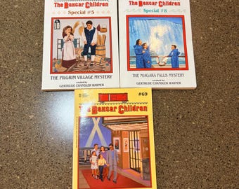 Boxcar Children Book Lot of 3 Special #5 #8 #69 Gertrude Chandler Warner 90s