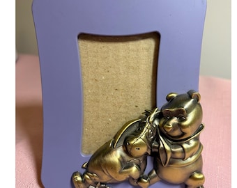 Disney Winnie the Pooh Eeyore Purple Picture Frame 2001 Connoisseur 5003AAW
