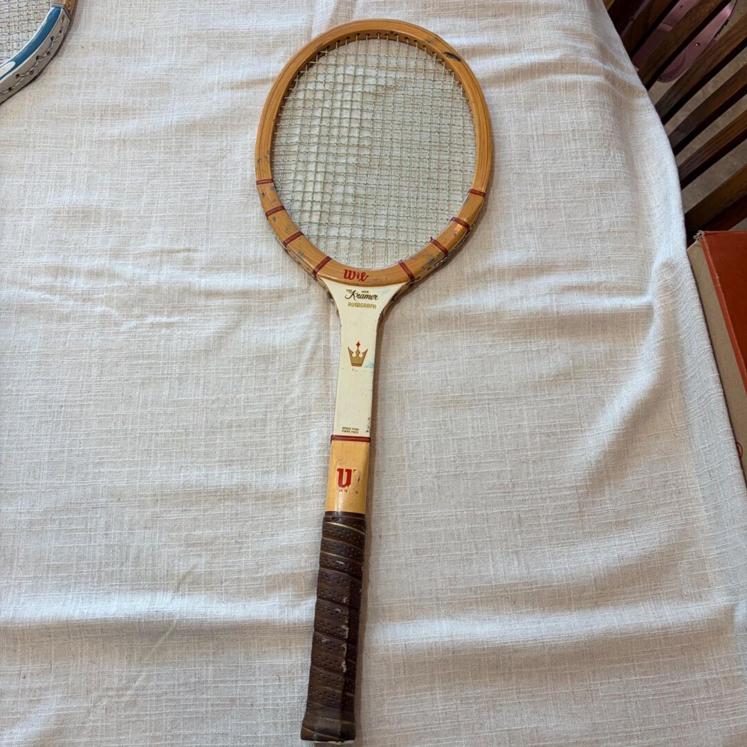 Jack Kramer Autograph Racket Vintage Wilson Jack Kramer Autograph Wooden Tennis Racquet 4 1/2 Light ...