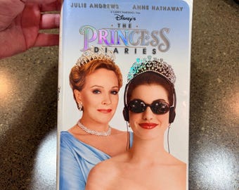 The Princess Diaries VHS 2001 Walt Disney Home Video Julie Andrews Anne Hathaway