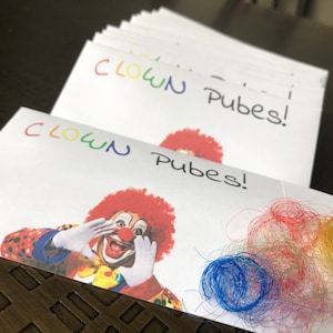 Clown Pubes! (2 pack) FREE SHIPPING!